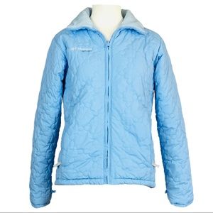Columbia Youth Quilted Zip Jacket 14/16 Light Blue